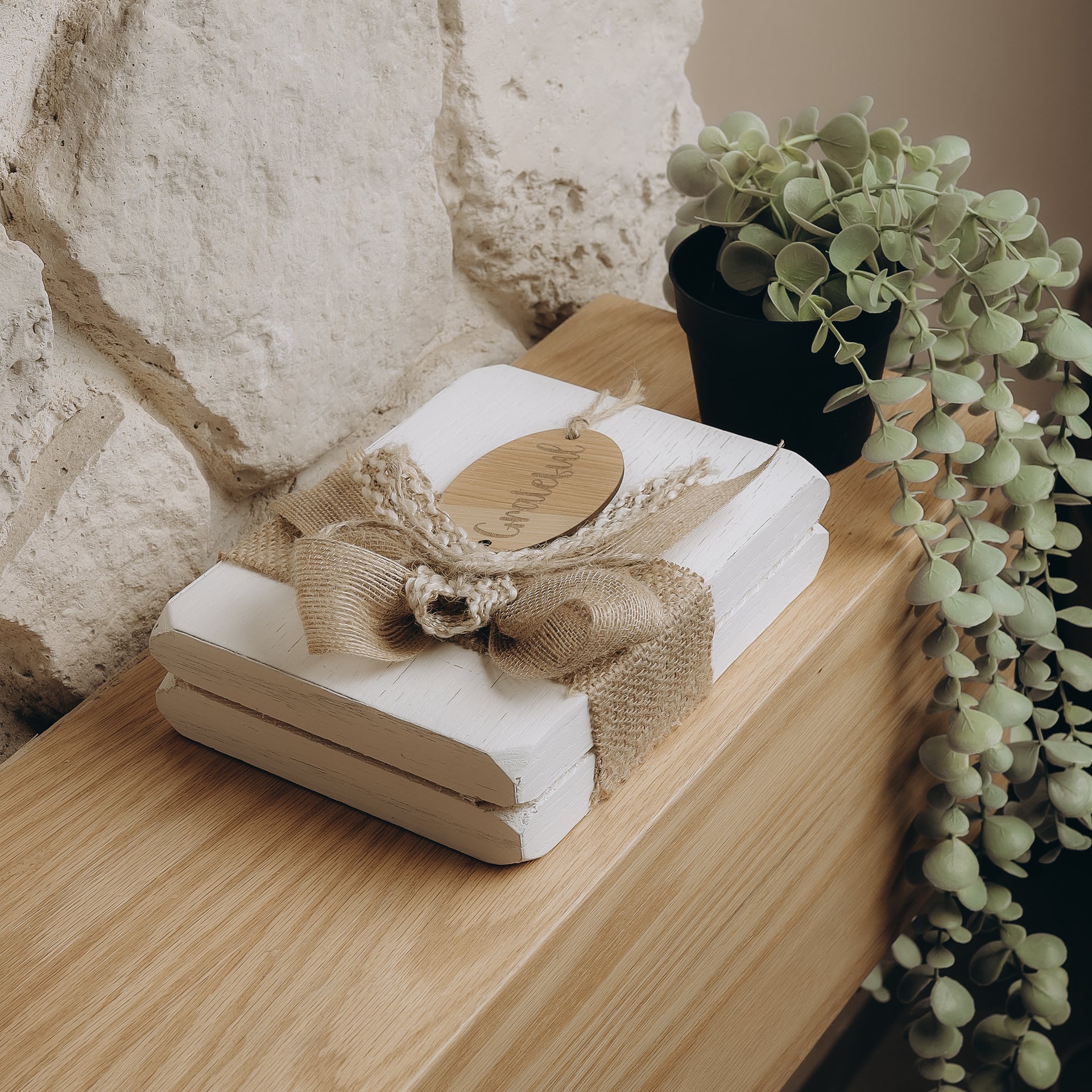 Grateful Ribboned White Book