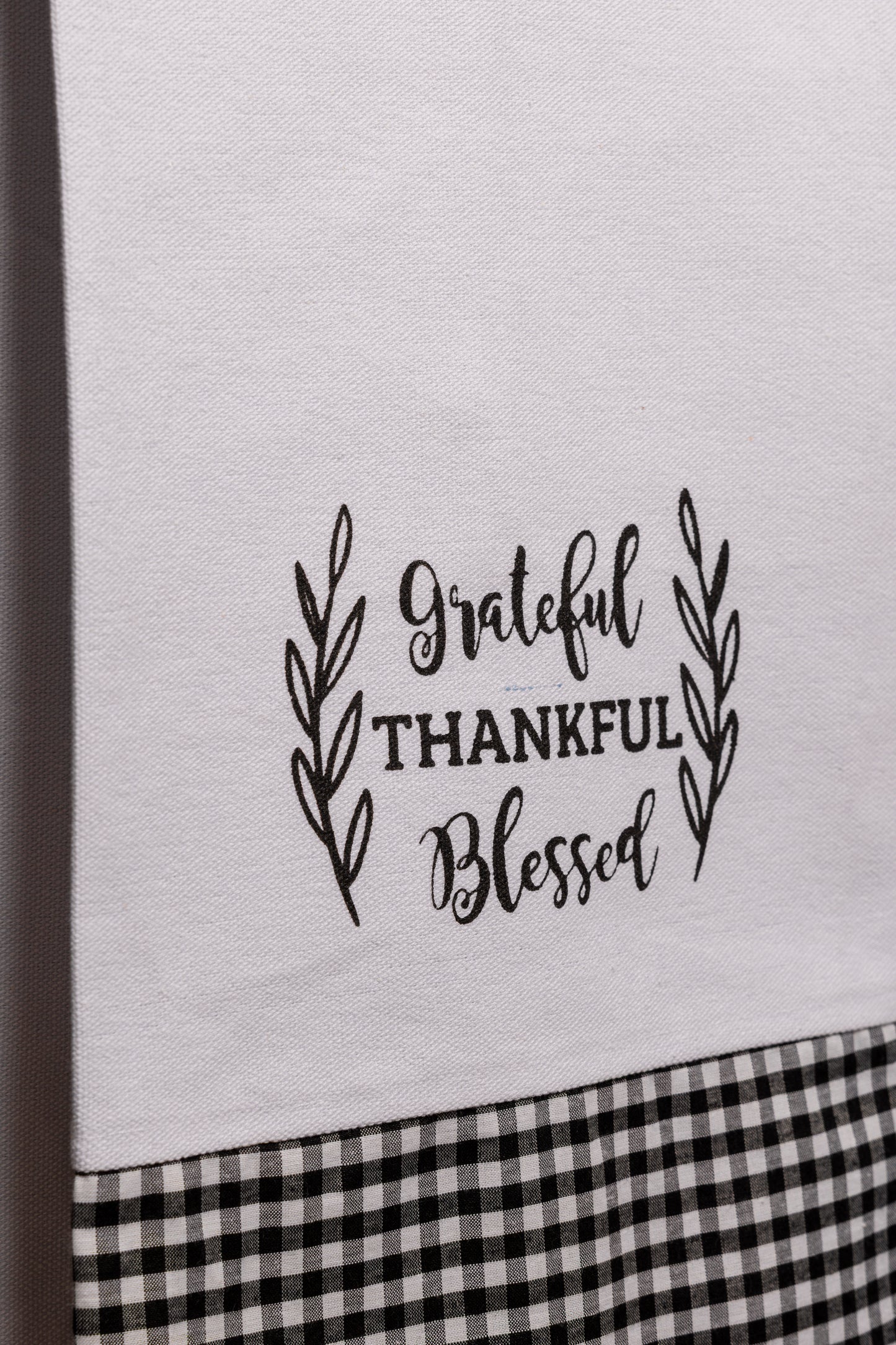 Thankful , blessed kitchen towel set