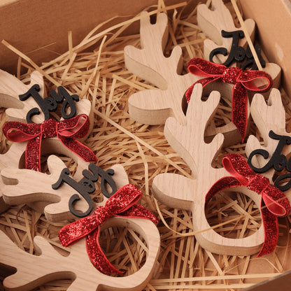 Reindeer Rings Napkin Holders (Set of 4)