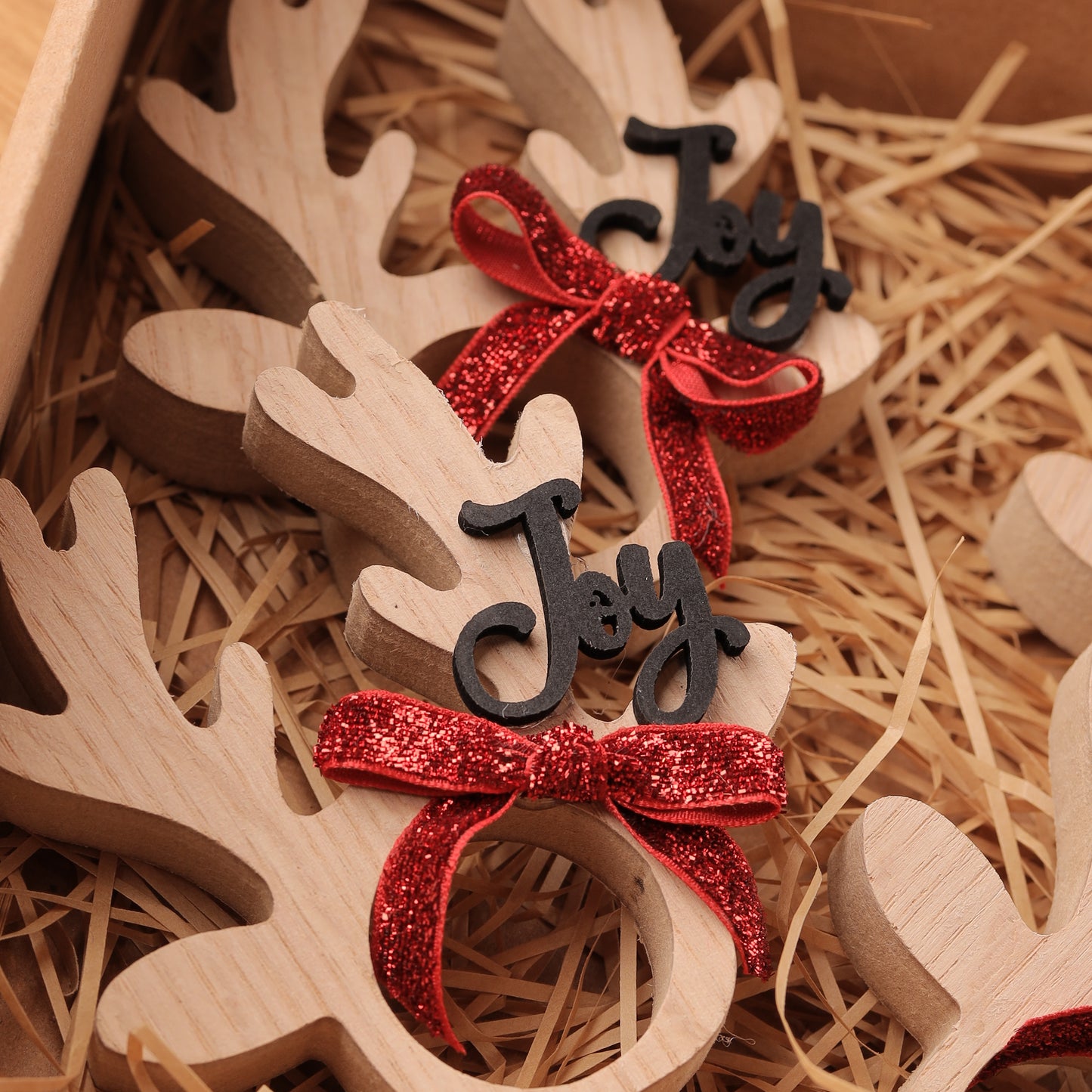 Reindeer Rings Napkin Holders (Set of 4)