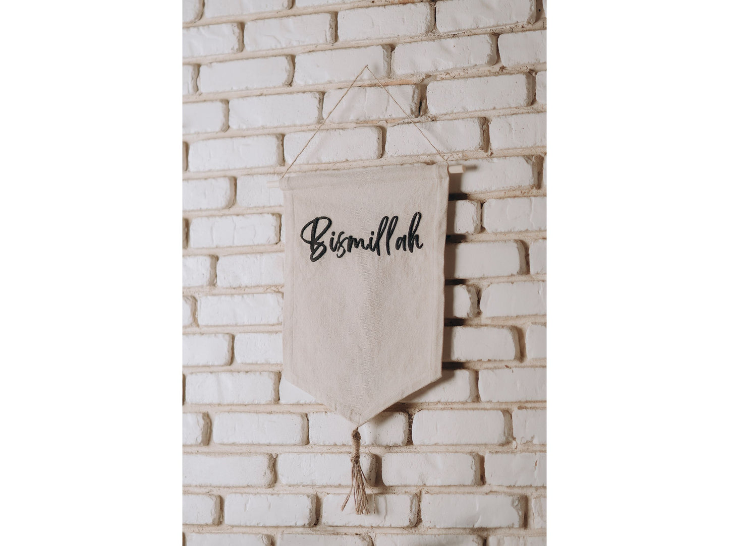 Bismillah Canvas Wall Hanging