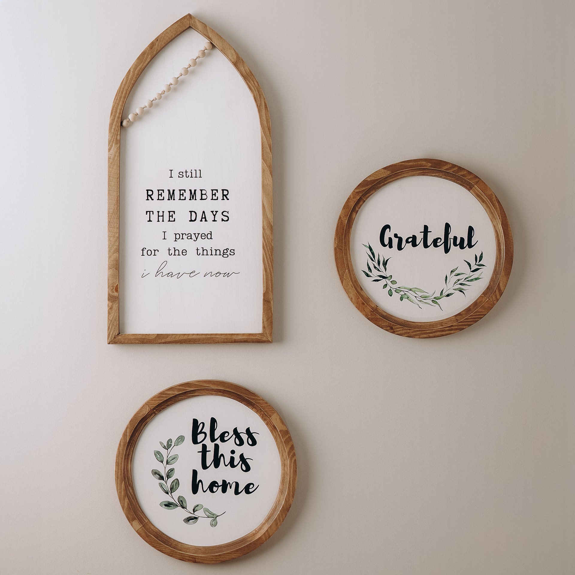 Grateful Boho Wood Circle
