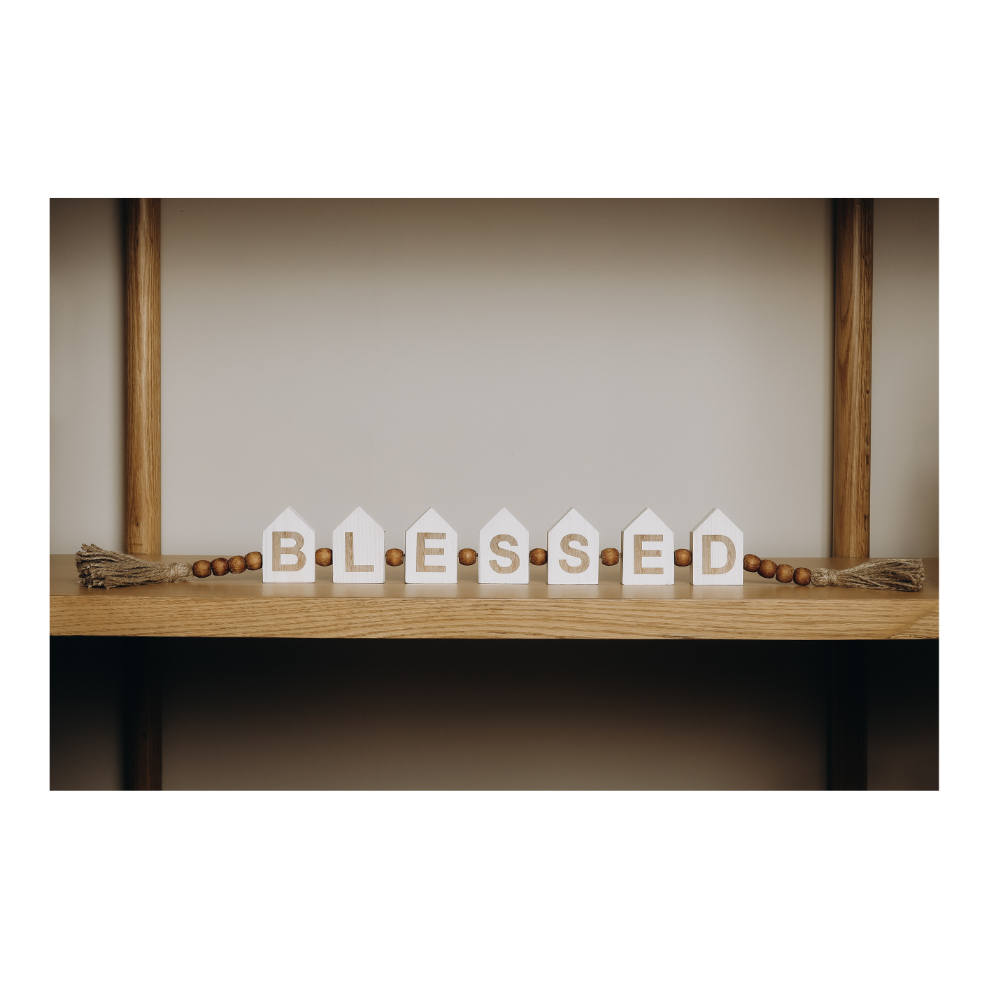 Blessed House Wood Blocks