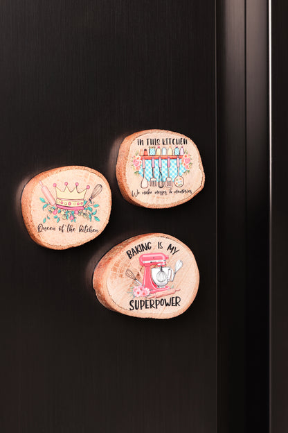 In this kitchen wood Magnet