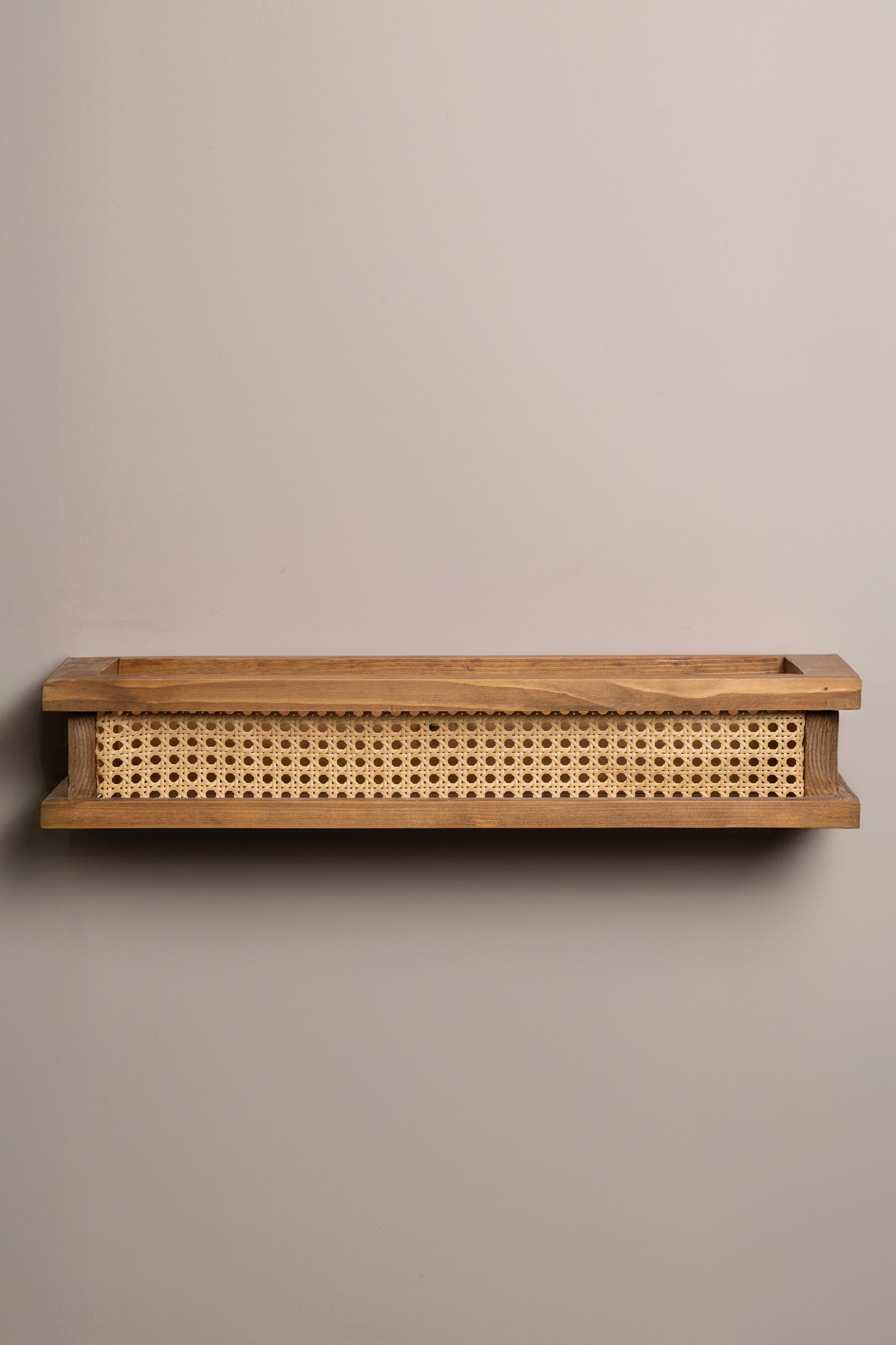 Cane cascade shelves
