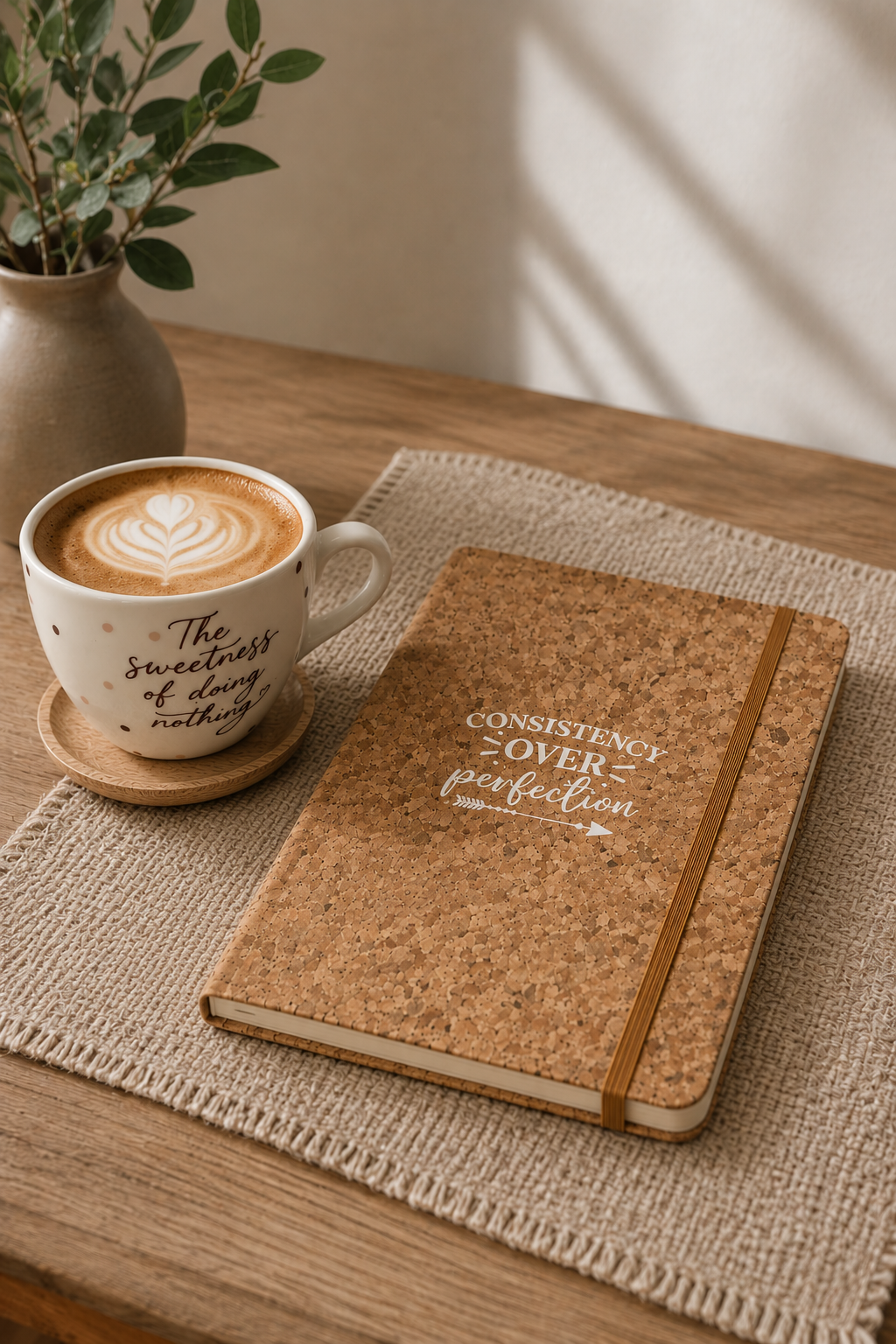 Consistency over perfection-notebook