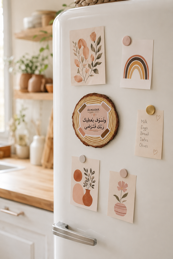 Wooden Fridge Manet - و لسوف يعطيك ربك فترضى