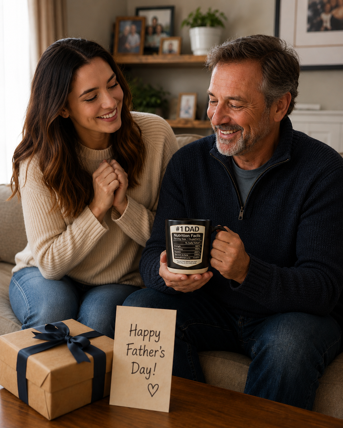 #1 Dad Ceramic Mug