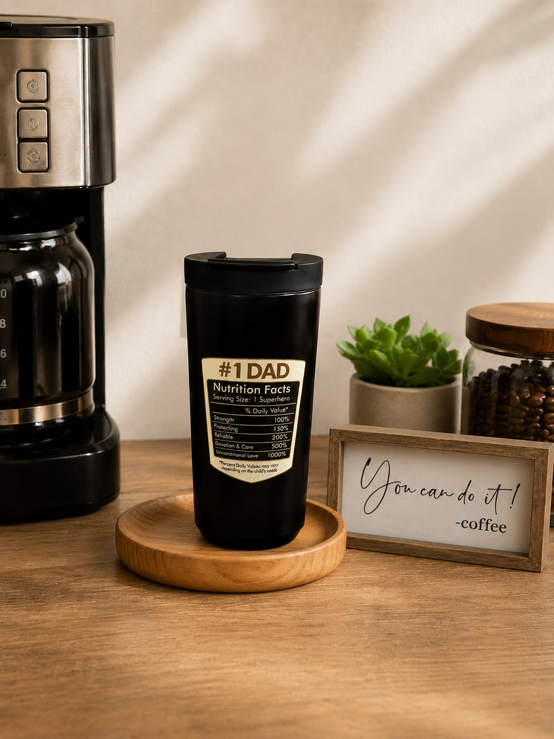 #1 Dad Thermal Travel Mug