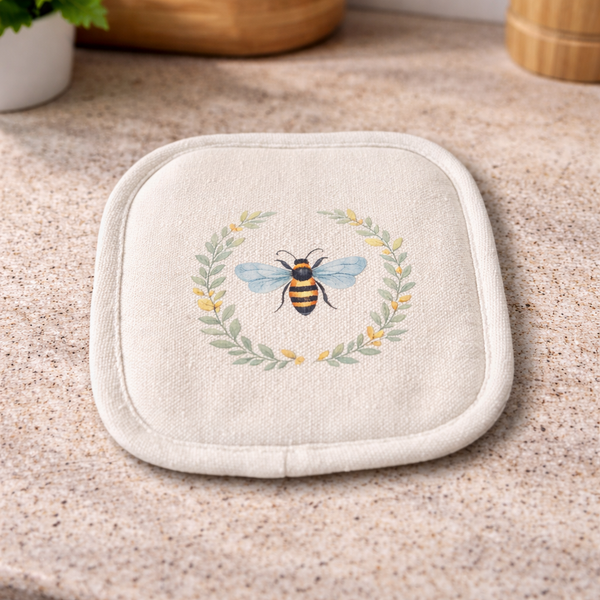 Bee Kitchen Square Pot Holder X Fudada Bake