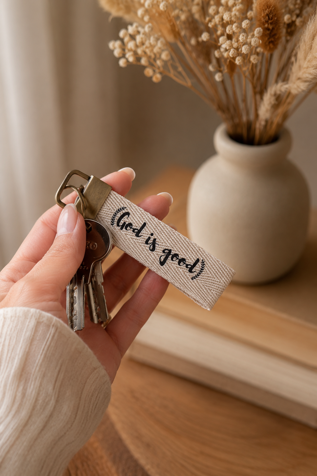 God is good Keychain