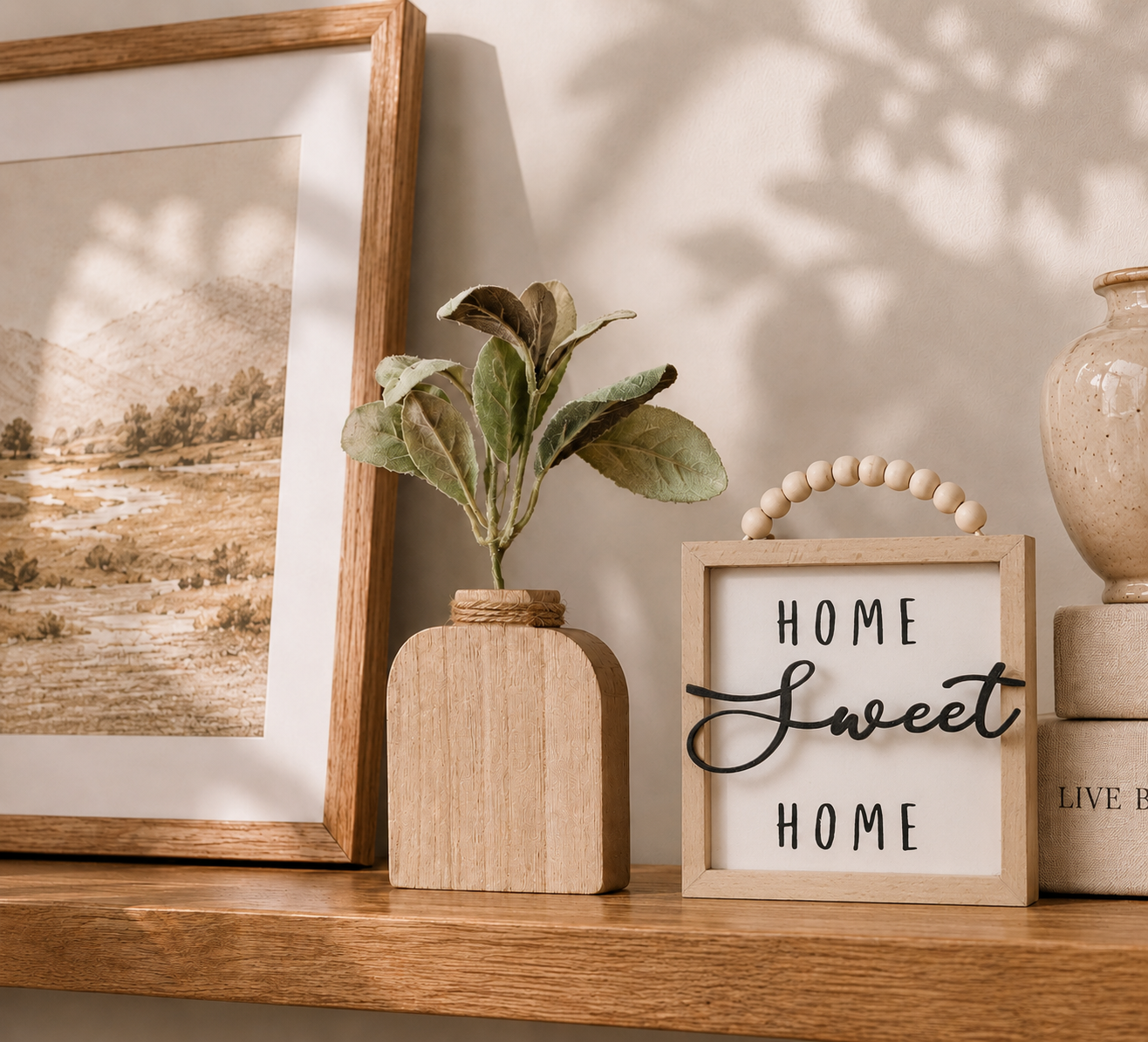 Classic Arch Wooden Vase