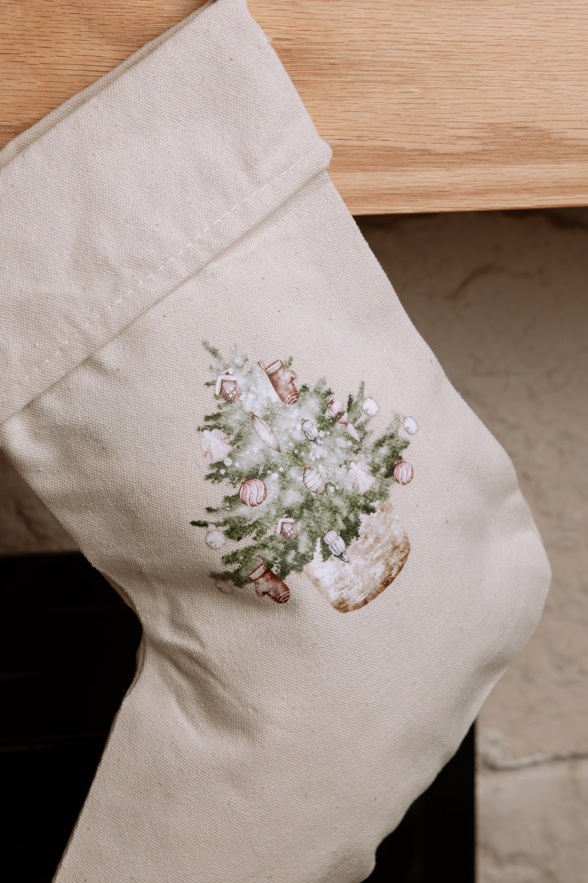 Christmas Socks Tree Design