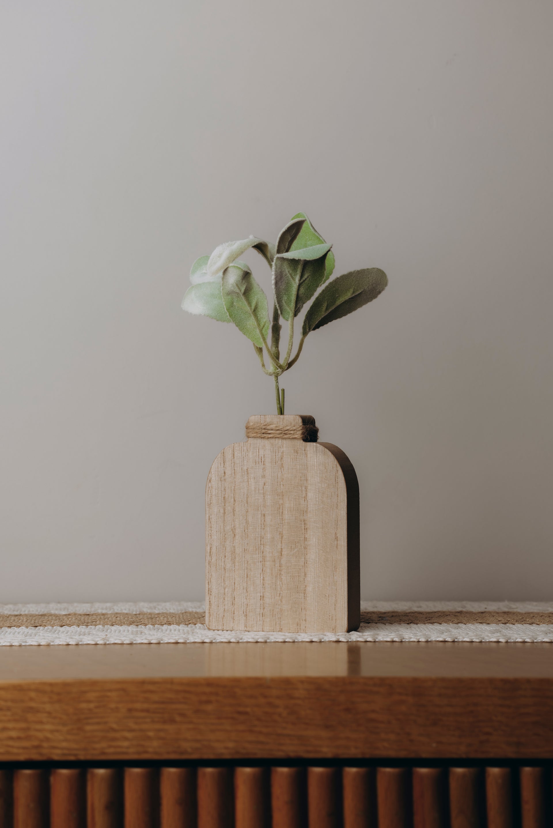 Classic Arch Wooden Vase
