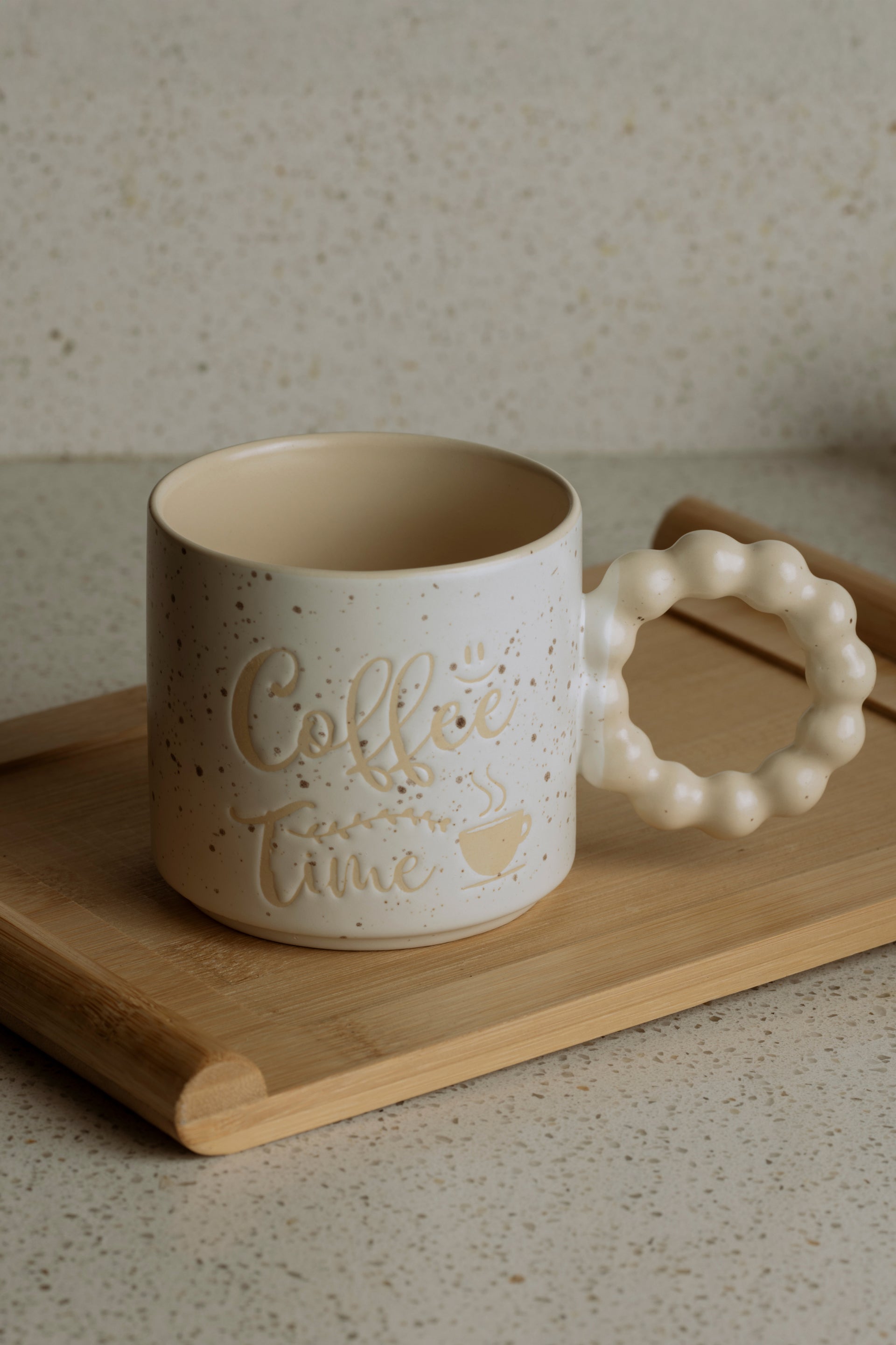 Coffee time mug-beige