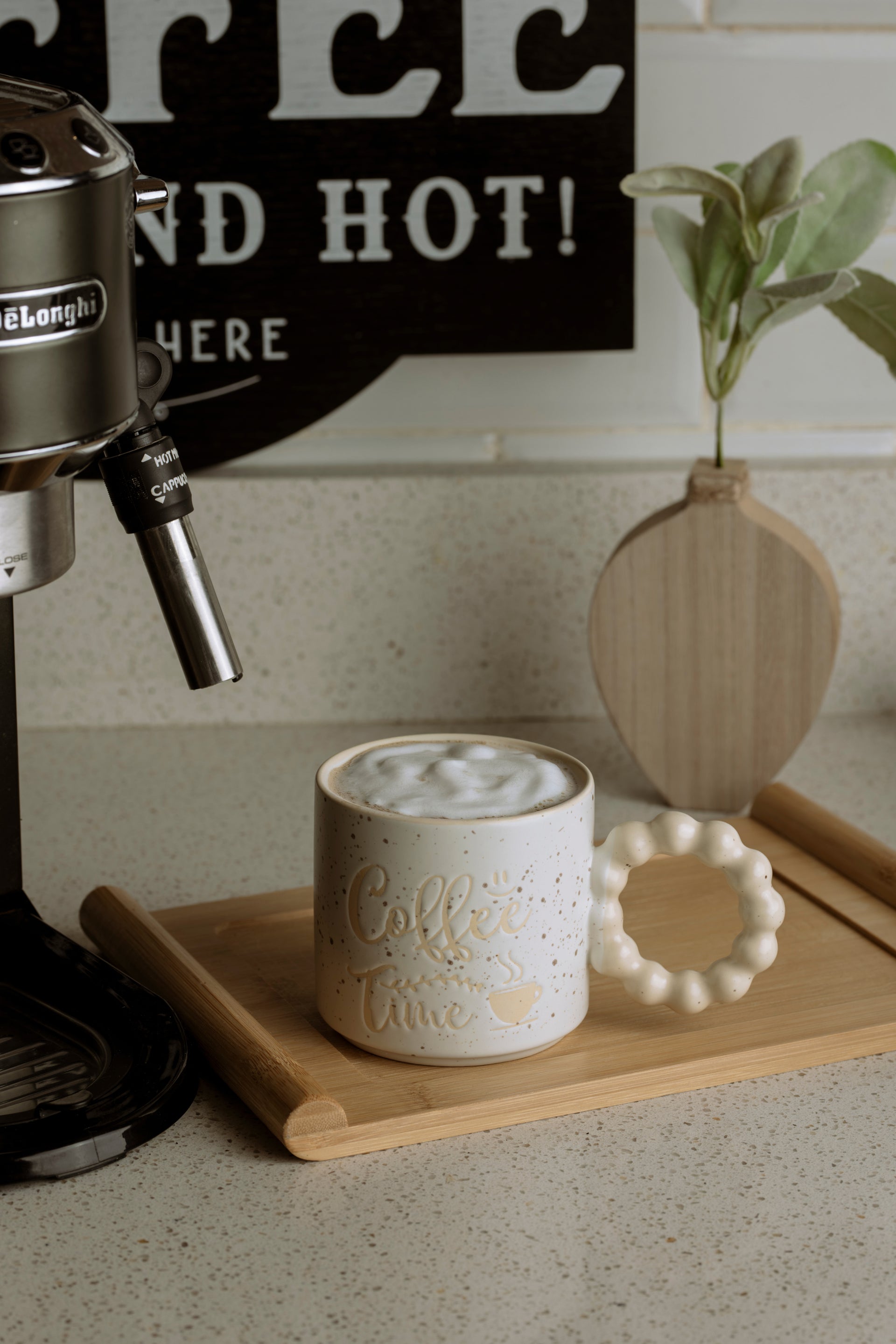 Coffee time mug-beige