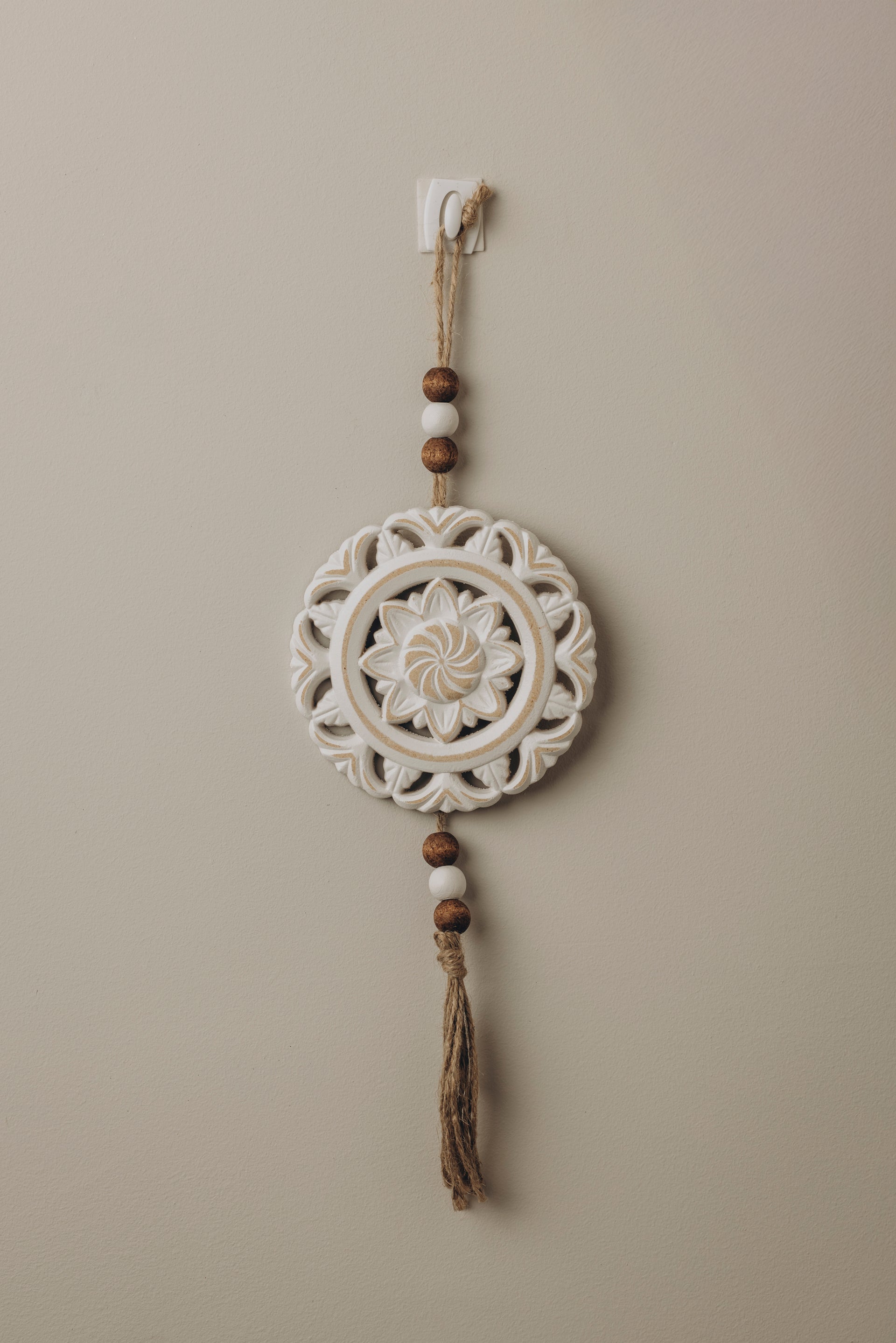 Floral Carved Wall Hanging