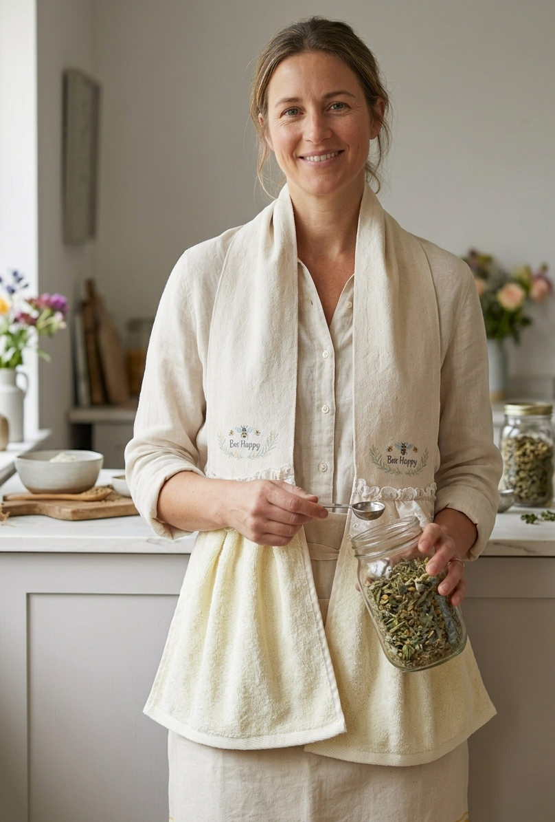 Bee Happy Scarf Towel X Fudada Bakes