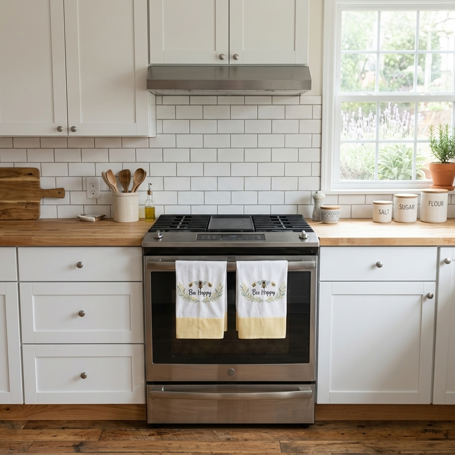 Bee Happy Towel Set X Fudada Bakes