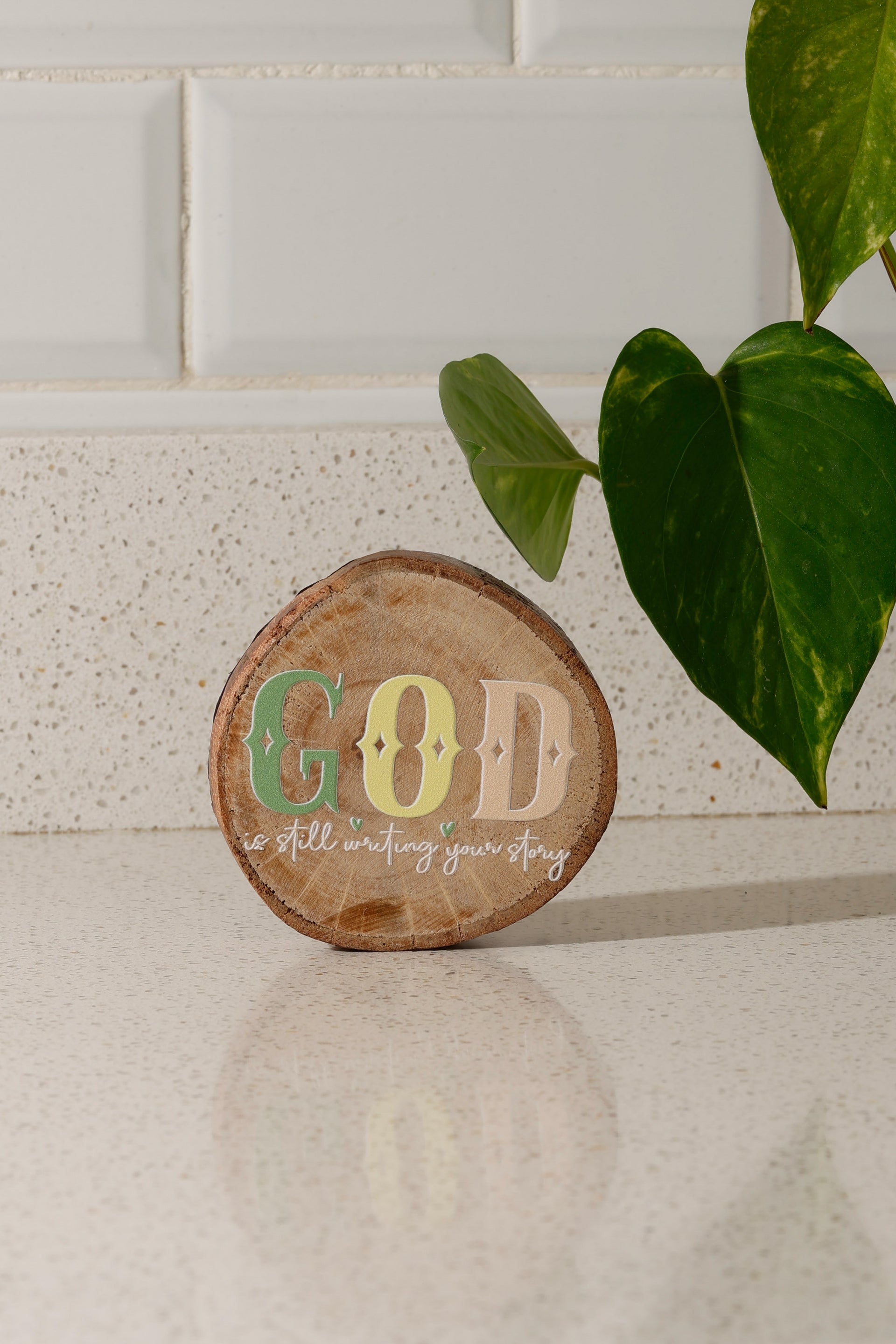 God is still Wood Fridge Magnet