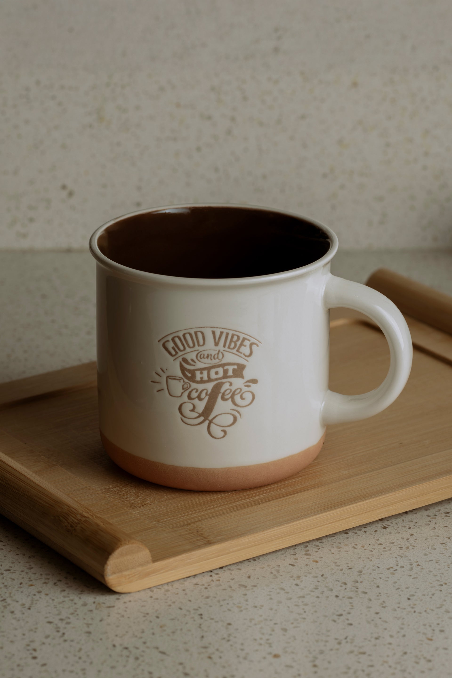 Good vibes mug white