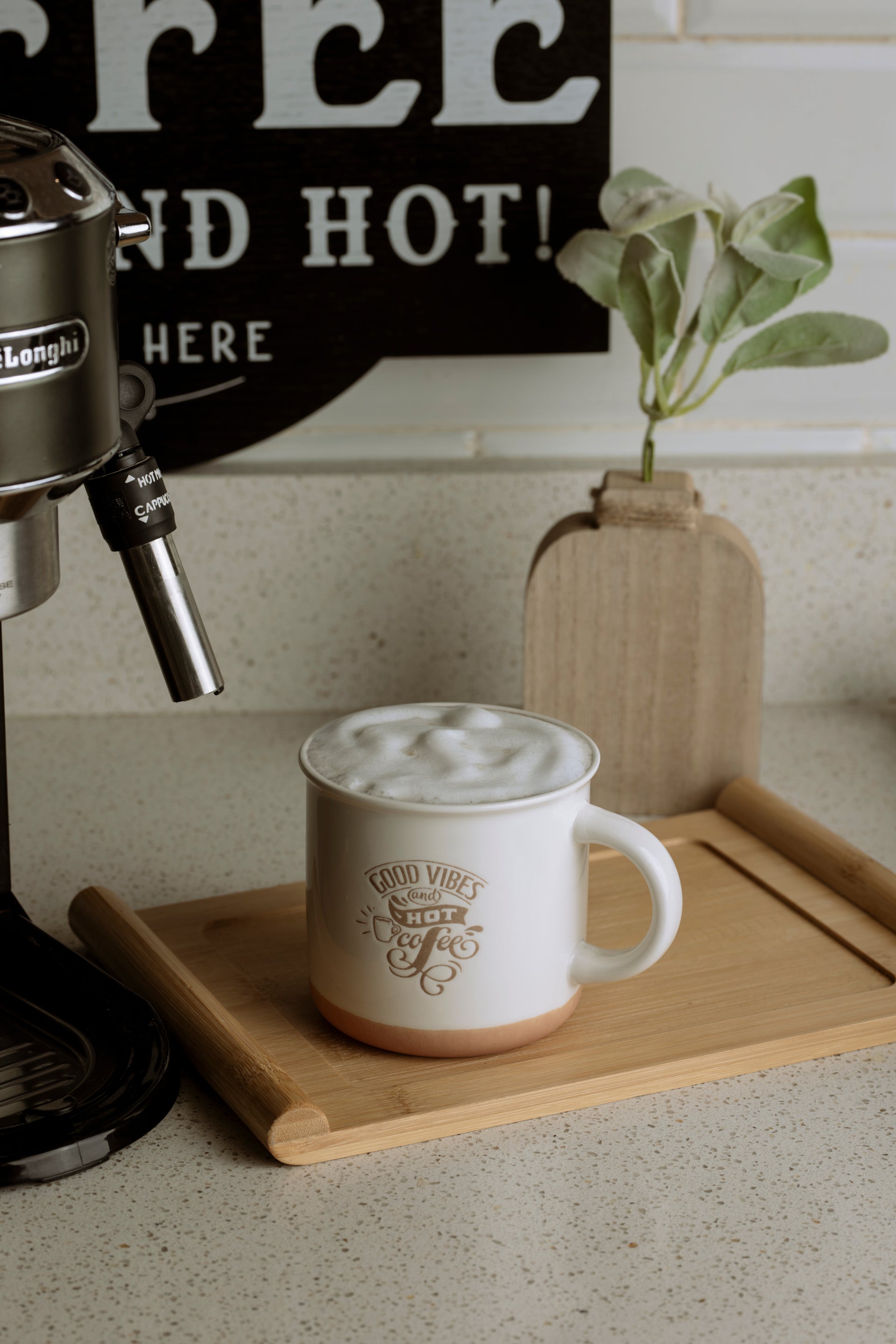 Good vibes mug white