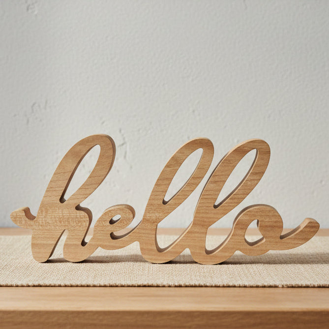 Hello Wood Decor