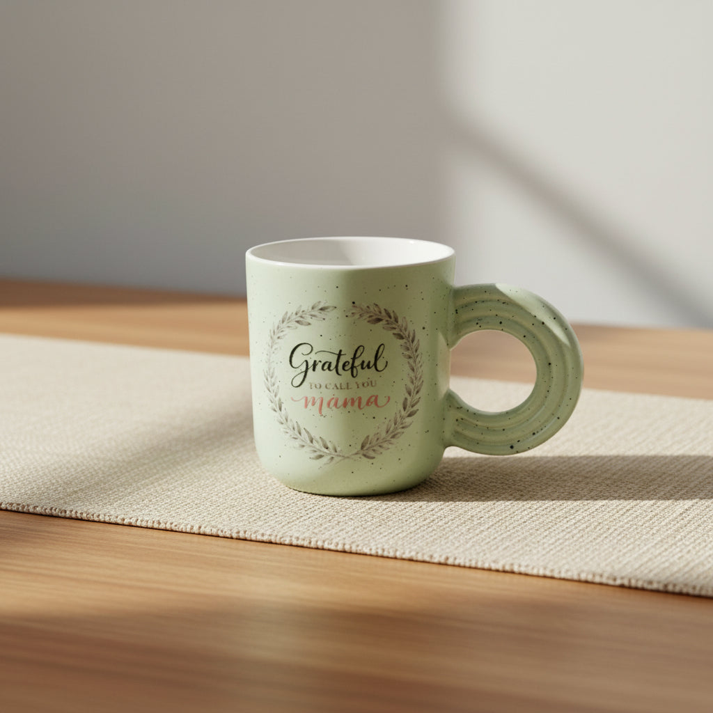 Grateful to Call You Mama - Spiral Handle  Mug