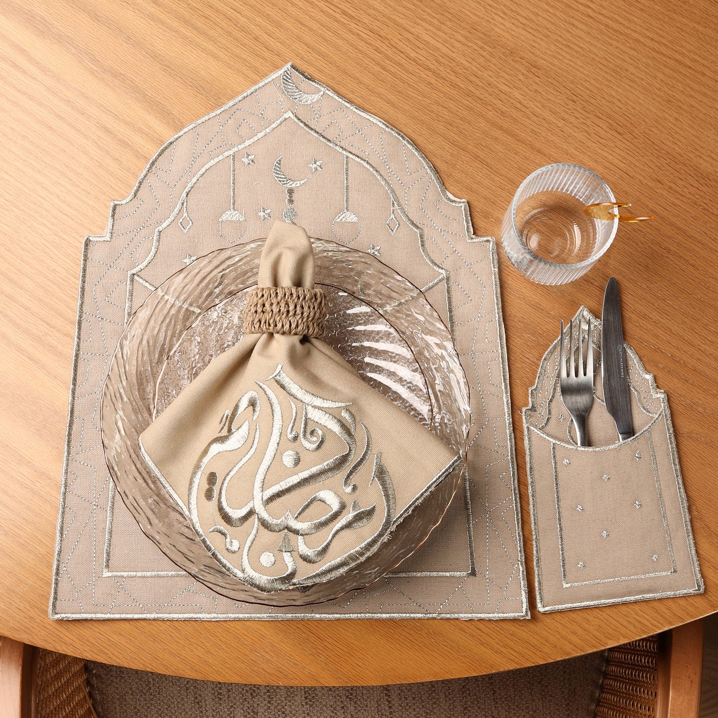 Nude masjed placemat set ( set 4 p )