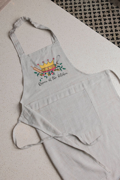 Queen of kitchen Apron