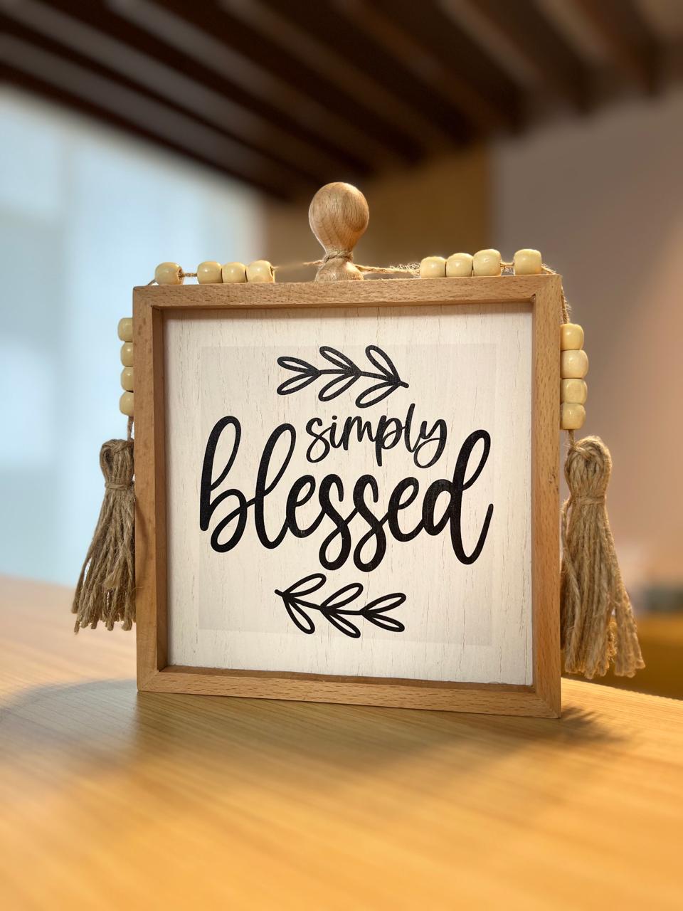 Simply blessed frame