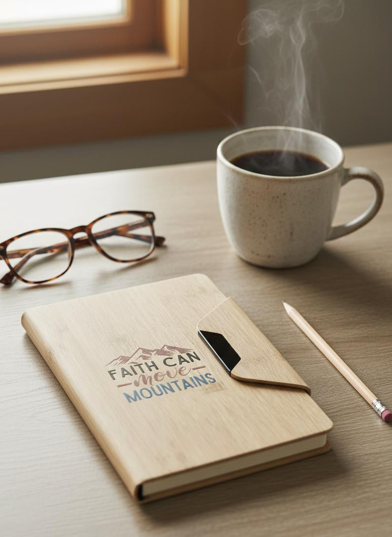 Faith can move mountain-notebook