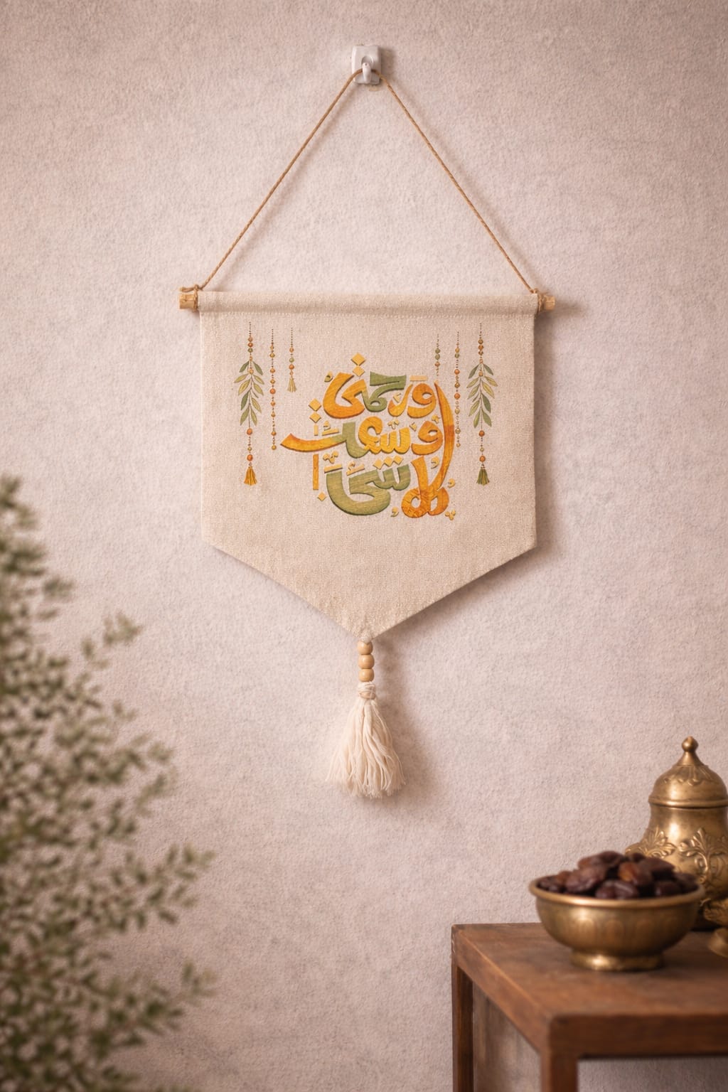 "ورحمتي وسعت كل شيء" Ramadan Wall Canva Decor