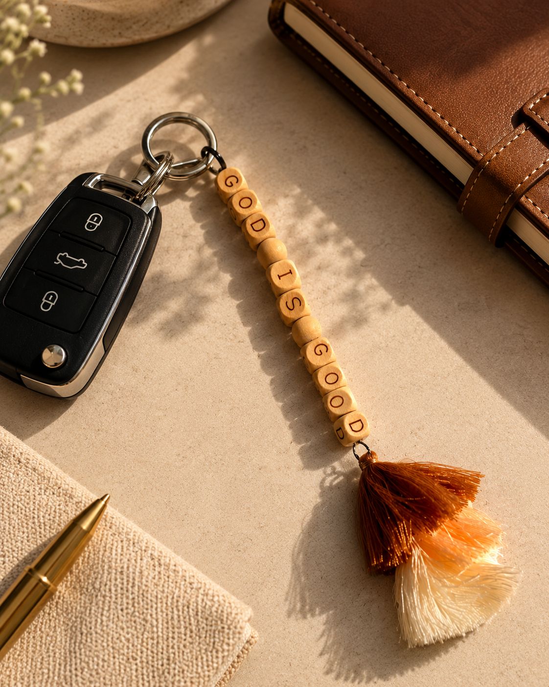 God is Good Key chain
