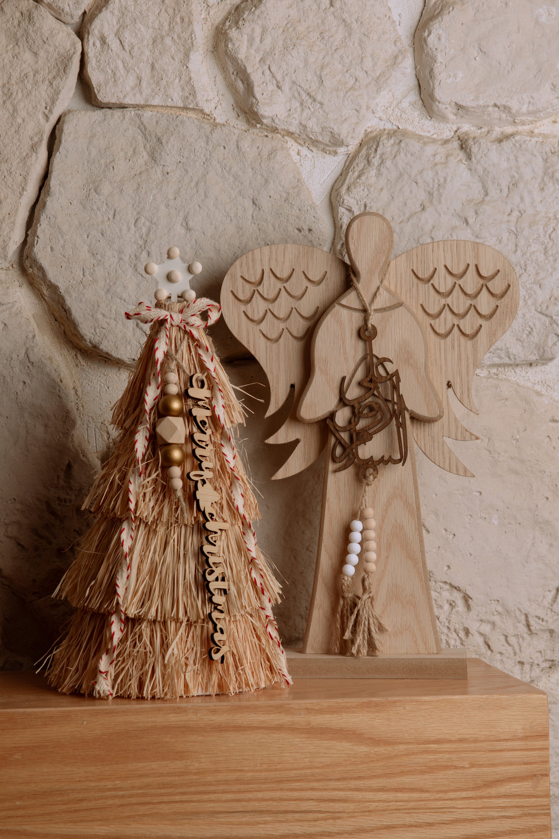 Wooden Angel Decor