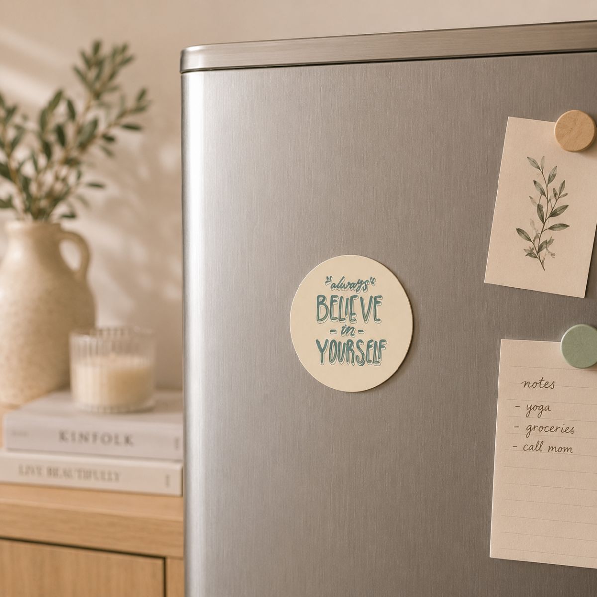 always believe in yourself fridge magnets
