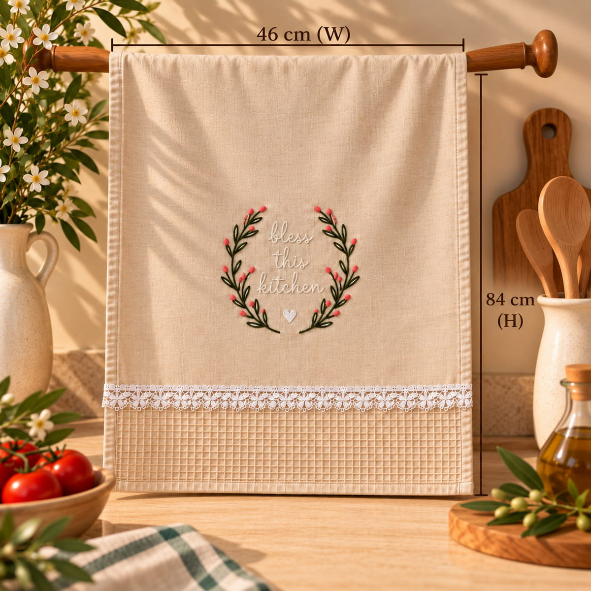 Bless This Kitchen Decorative Towel
