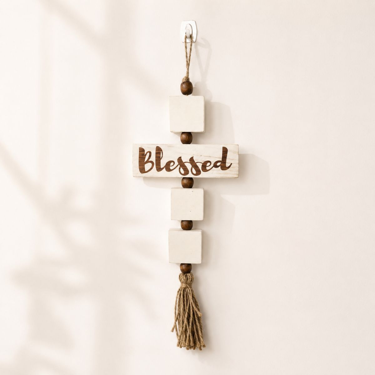 Blessed cross white