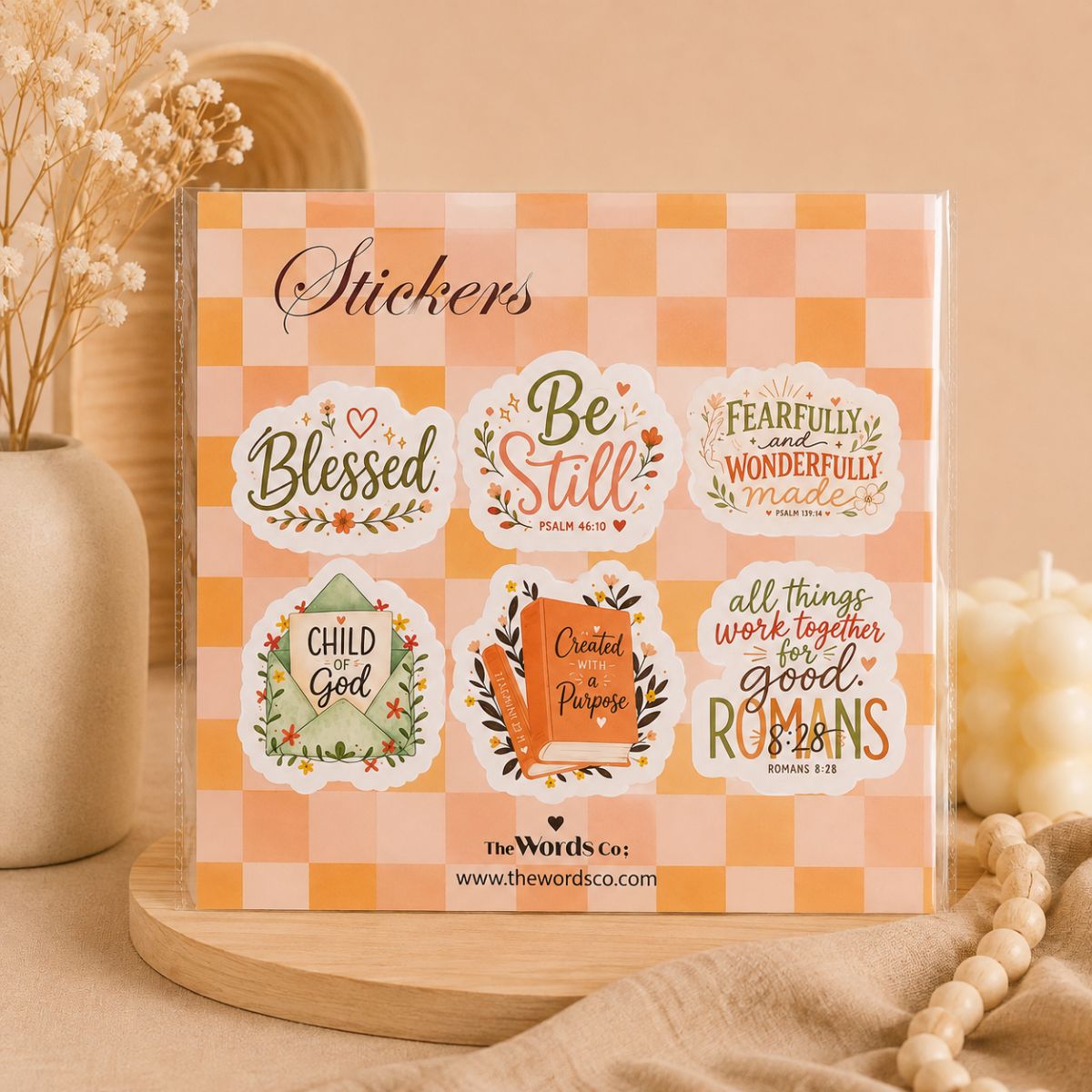 Christian Faith & Inspiration Sticker Pack - 12 Designs