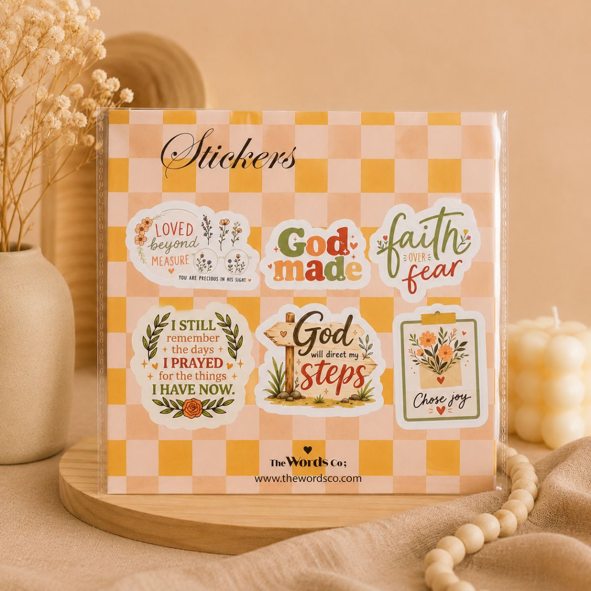Christian Faith & Inspiration Sticker Pack - 12 Designs