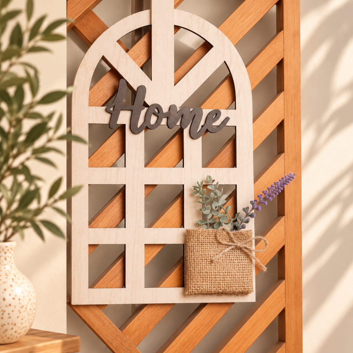 Cozy Home Arch Wooden Decor