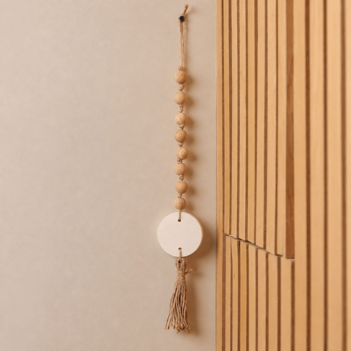 Customized Boho Wooden Bead Garland - 35 cm