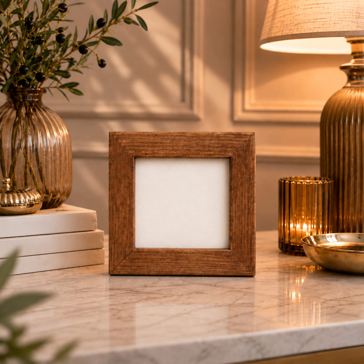 Customized Wooden Desk Frame - 12x12 cm