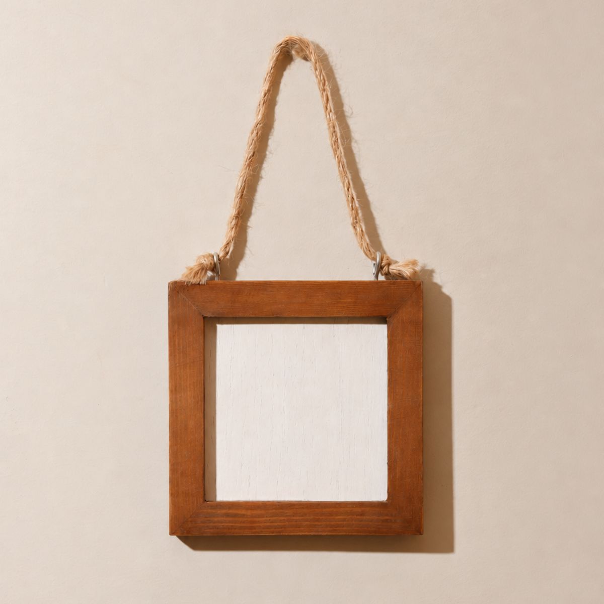 Customized Mini Wooden Hanging Frame - 12x12 cm