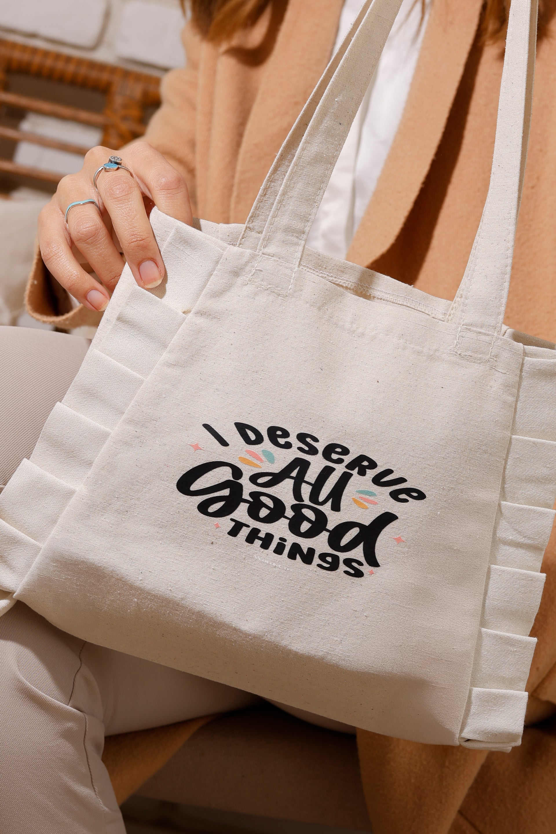 I Deserve Tote Bag (Small)