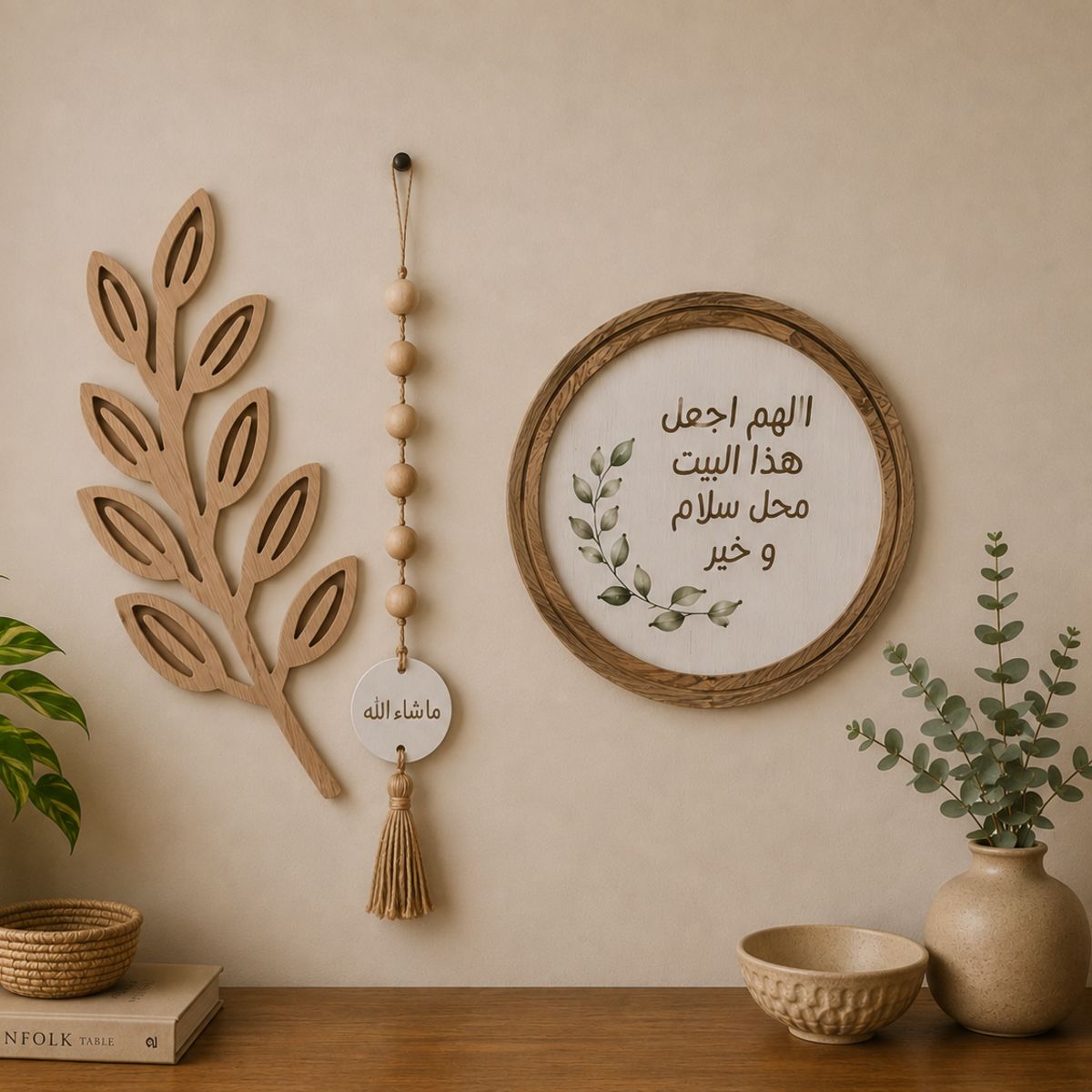 Faith-Inspired Wooden Wall Decor Bundle