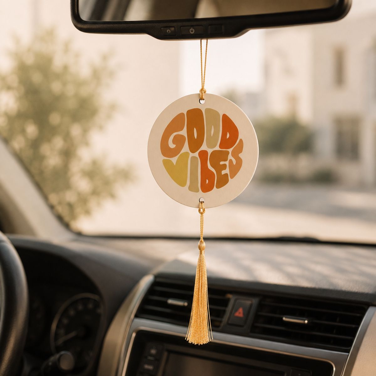 Good Vibes Car Accessory