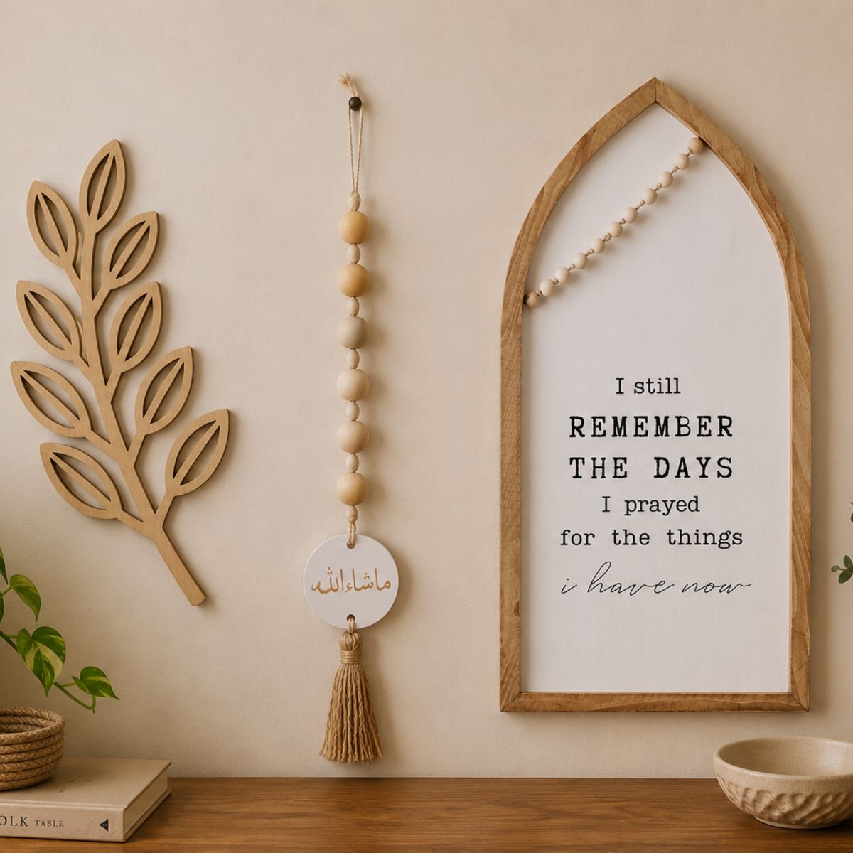 Grateful Home Wooden Decor Bundle