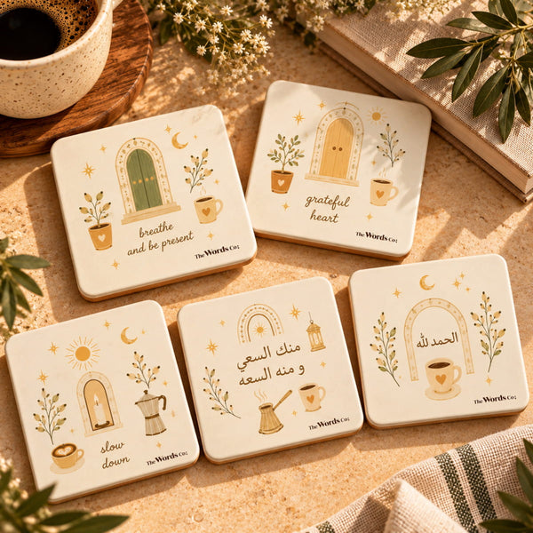 Grateful Moments Coasters - Set of 5