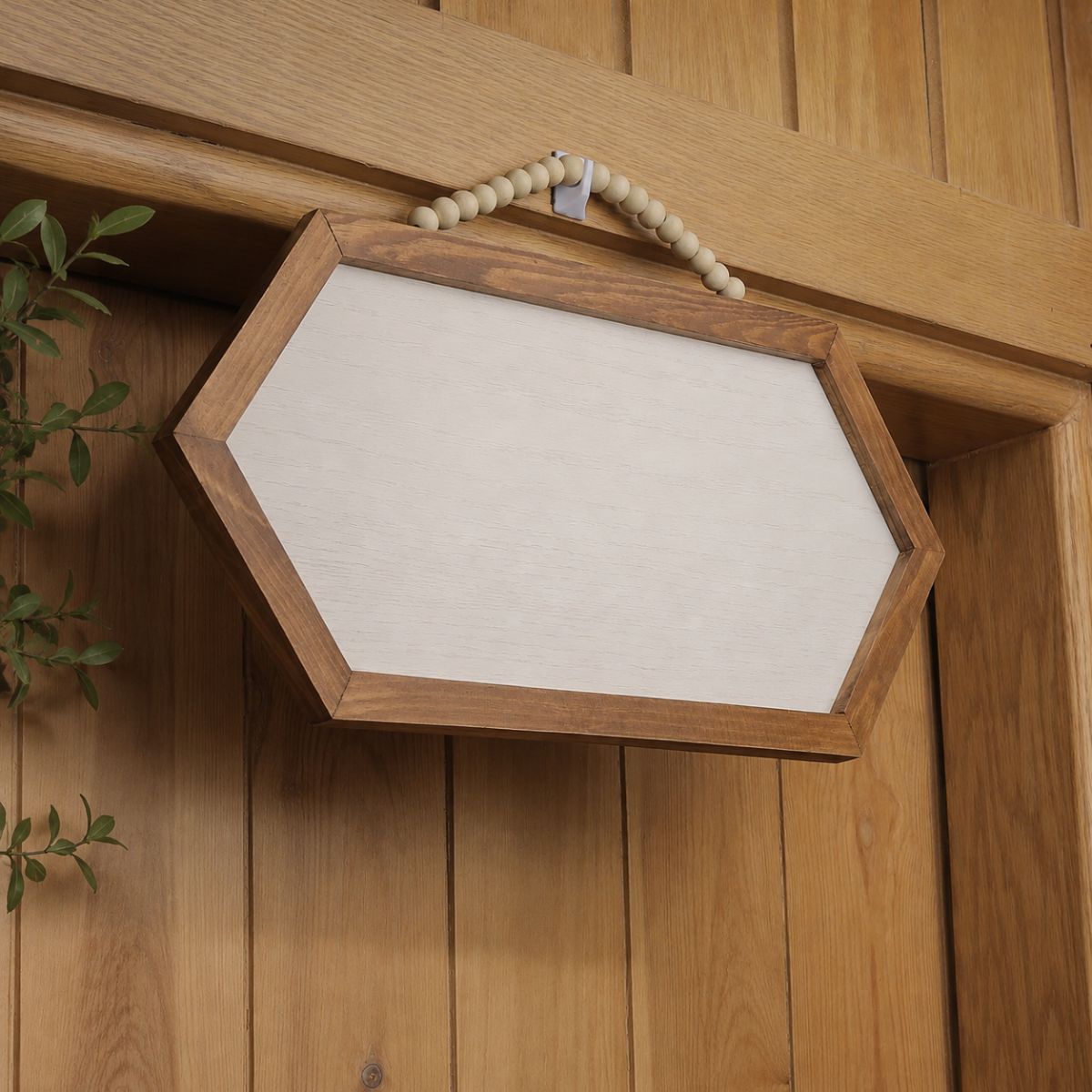 Hex Wooden Hanging Frame